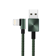 Cavo da USB a Cavetto Ricarica Carica D19 per Apple iPhone 13 Pro Max Verde