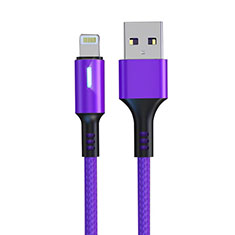 Cavo da USB a Cavetto Ricarica Carica D21 per Apple iPad 3 Viola