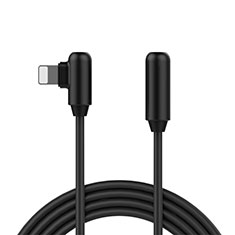 Cavo da USB a Cavetto Ricarica Carica D22 per Apple iPad Pro 11 (2020) Nero