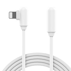 Cavo da USB a Cavetto Ricarica Carica D22 per Apple iPhone 14 Plus Bianco