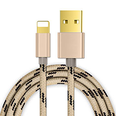 Cavo da USB a Cavetto Ricarica Carica L01 per Apple iPhone 5 Oro