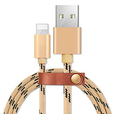 Cavo da USB a Cavetto Ricarica Carica L05 per Apple iPad 10.2 (2020) Oro