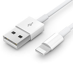 Cavo da USB a Cavetto Ricarica Carica L09 per Apple iPhone 13 Mini Bianco