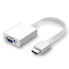 Cavo HDMI Maschio a VGA H01 per Apple MacBook Air 13.3 2018 Bianco