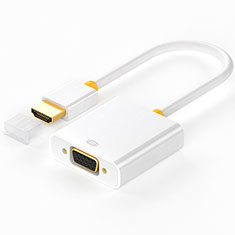 Cavo HDMI Maschio a VGA H02 per Huawei MateBook X Pro 2020 13.9 Bianco