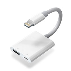 Cavo Lightning a USB OTG H01 per Apple iPhone 5 Bianco