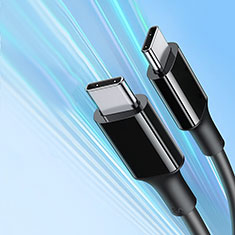 Cavo Type-C USB-C a Type-C USB-C 100W H05 per Samsung Galaxy Book Flex 15.6 NP950QCG Nero