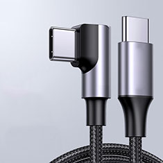 Cavo Type-C USB-C a Type-C USB-C 60W H01 per Apple iPad Air 5 10.9 (2022) Grigio Scuro