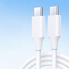 Cavo Type-C USB-C a Type-C USB-C 60W H04 per Apple iPad Air 5 10.9 (2022) Bianco