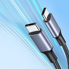 Cavo Type-C USB-C a Type-C USB-C 60W per Apple iPhone 15 Grigio Scuro