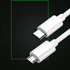 Cavo USB 2.0 Android Universale 2A H02 per Apple iPhone 15 Bianco