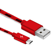 Cavo USB 2.0 Android Universale A03 per Samsung Galaxy Z Flip3 5G Rosso