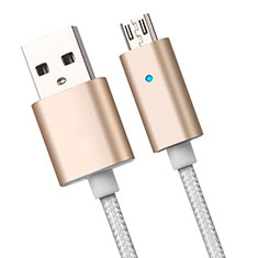 Cavo USB 2.0 Android Universale A08 per Samsung Galaxy Note 10 Plus Oro