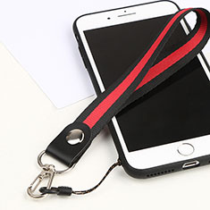 Cordino da Polso Laccetto da Polso Cinghia Cordino Mano K01 per Sony Xperia XA3 Ultra Rosso