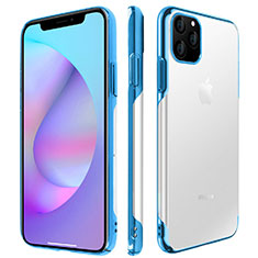 Cover Crystal Trasparente Rigida Cover H01 per Apple iPhone 11 Pro Blu