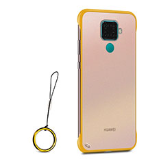 Cover Crystal Trasparente Rigida Cover H01 per Huawei Mate 30 Lite Giallo