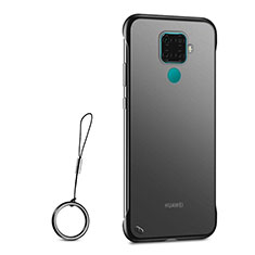 Cover Crystal Trasparente Rigida Cover H01 per Huawei Mate 30 Lite Nero