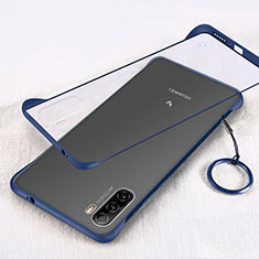 Cover Crystal Trasparente Rigida Cover H01 per Huawei Mate 40 Lite 5G Blu