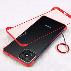 Cover Crystal Trasparente Rigida Cover H01 per Huawei Nova 8 SE 5G Rosso