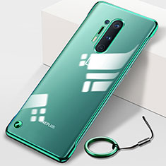 Cover Crystal Trasparente Rigida Cover H01 per OnePlus 8 Pro Verde