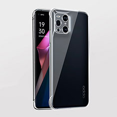 Cover Crystal Trasparente Rigida Cover H01 per Oppo Find X3 5G Chiaro