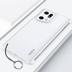 Cover Crystal Trasparente Rigida Cover H01 per Oppo Find X5 5G Chiaro