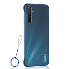 Cover Crystal Trasparente Rigida Cover H01 per Oppo K5 Blu