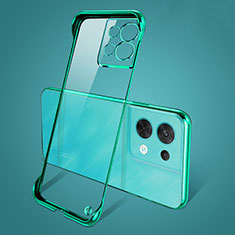 Cover Crystal Trasparente Rigida Cover H01 per Oppo Reno8 Pro 5G Verde