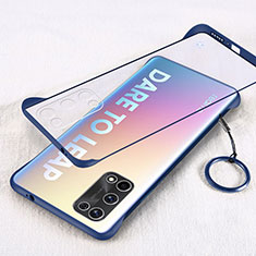 Cover Crystal Trasparente Rigida Cover H01 per Realme Q2 Pro 5G Blu