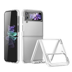 Cover Crystal Trasparente Rigida Cover H01 per Samsung Galaxy Z Flip4 5G Chiaro