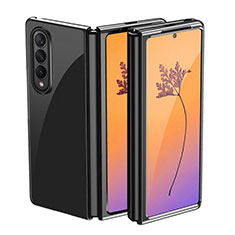 Cover Crystal Trasparente Rigida Cover H01 per Samsung Galaxy Z Fold3 5G Nero