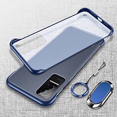 Cover Crystal Trasparente Rigida Cover H01 per Xiaomi Civi 5G Blu