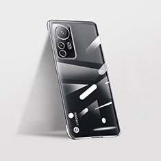 Cover Crystal Trasparente Rigida Cover H01 per Xiaomi Mi 12 5G Argento