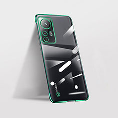 Cover Crystal Trasparente Rigida Cover H01 per Xiaomi Mi 12 5G Verde