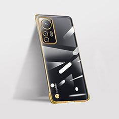 Cover Crystal Trasparente Rigida Cover H01 per Xiaomi Mi 12S 5G Oro