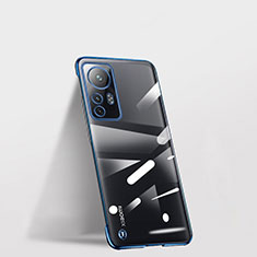 Cover Crystal Trasparente Rigida Cover H01 per Xiaomi Mi 12T 5G Blu