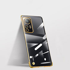 Cover Crystal Trasparente Rigida Cover H01 per Xiaomi Mi 12T 5G Oro