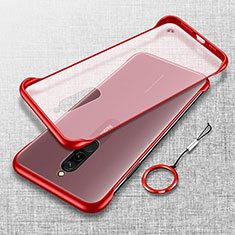Cover Crystal Trasparente Rigida Cover H01 per Xiaomi Redmi 8 Rosso