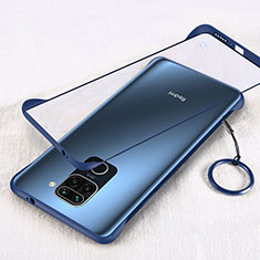 Cover Crystal Trasparente Rigida Cover H01 per Xiaomi Redmi Note 9 Blu