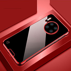 Cover Crystal Trasparente Rigida Cover H02 per Huawei Mate 30 Rosso