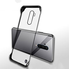 Cover Crystal Trasparente Rigida Cover H02 per OnePlus 7T Pro 5G Nero