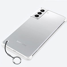 Cover Crystal Trasparente Rigida Cover H02 per Samsung Galaxy S21 FE 5G Chiaro