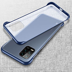 Cover Crystal Trasparente Rigida Cover H02 per Xiaomi Mi 10 Lite Blu