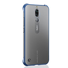 Cover Crystal Trasparente Rigida Cover H02 per Xiaomi Redmi 8 Blu