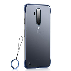 Cover Crystal Trasparente Rigida Cover H03 per OnePlus 7T Pro 5G Blu