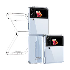 Cover Crystal Trasparente Rigida Cover H03 per Samsung Galaxy Z Flip4 5G Chiaro