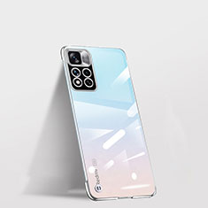 Cover Crystal Trasparente Rigida Cover H03 per Xiaomi Poco X4 NFC Argento