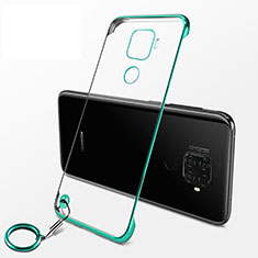 Cover Crystal Trasparente Rigida Cover H04 per Huawei Mate 30 Lite Verde