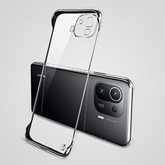 Cover Crystal Trasparente Rigida Cover H04 per Xiaomi Mi 11 Pro 5G Argento