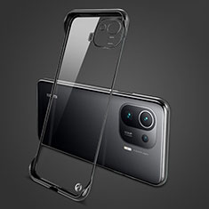 Cover Crystal Trasparente Rigida Cover H04 per Xiaomi Mi 11 Pro 5G Nero